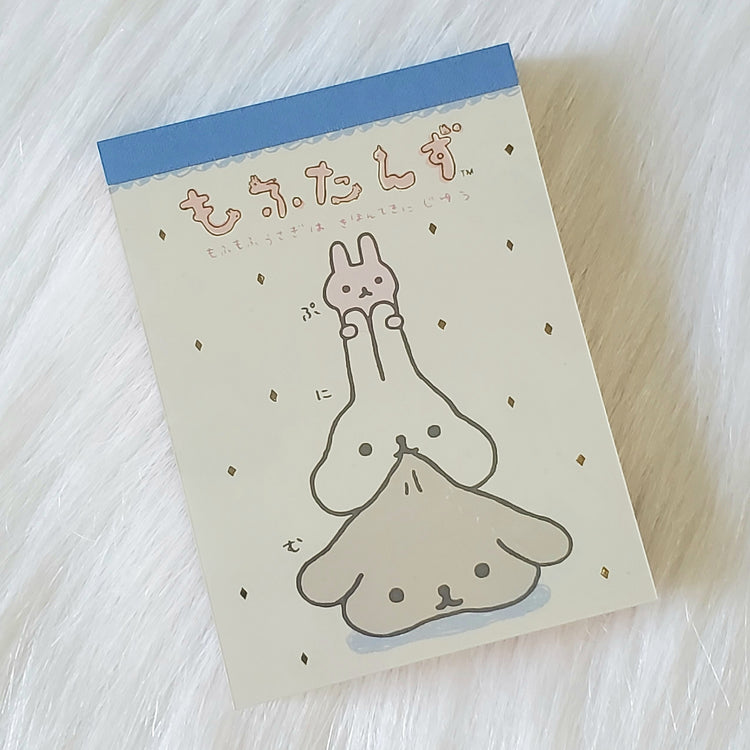 Mofutans Rabbits Mini Memo Pad Stationery Collectible Gifts