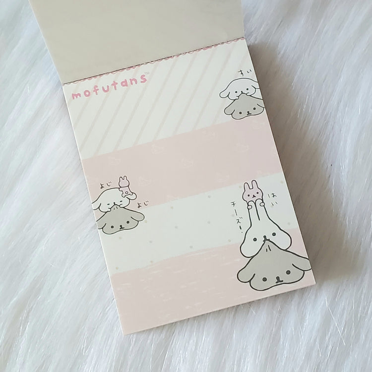 Mofutans Rabbits Mini Memo Pad Stationery Collectible Gifts