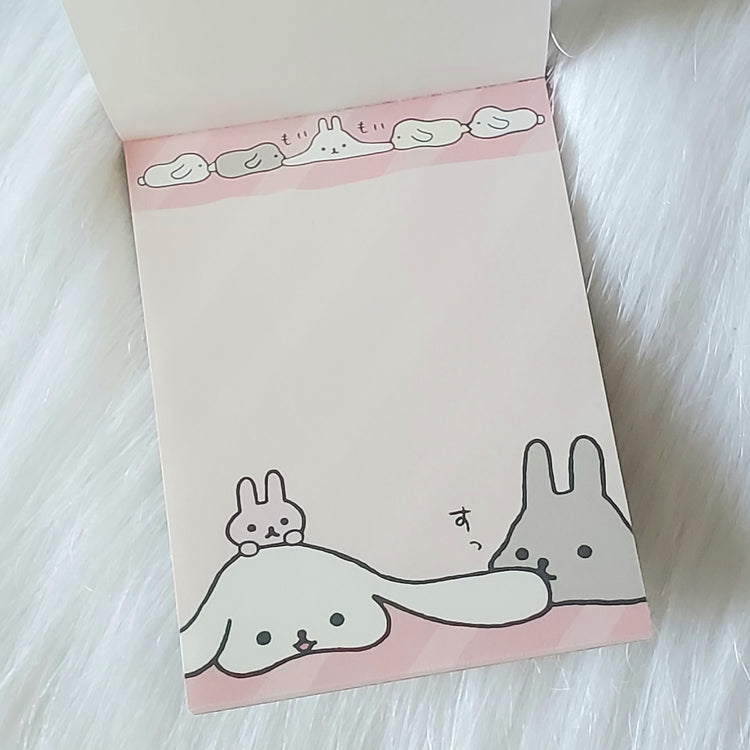 Mofutans Rabbits Mini Memo Pad Stationery Collectible Gifts