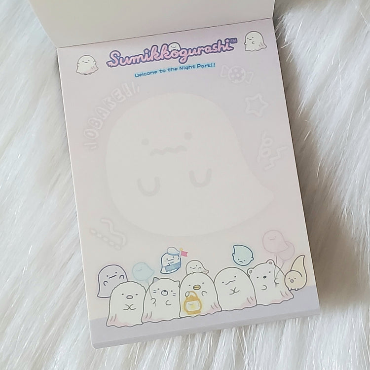 Sumikko Gurashi Obake Ghosts Halloween Mini Memo Pad Stationery Collectible