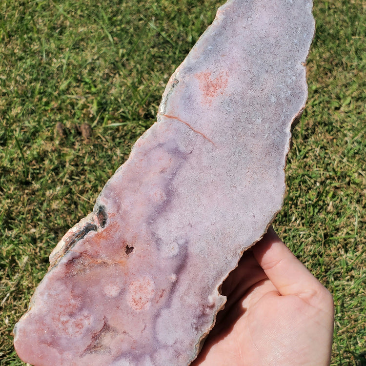 Pink Amethyst Slab Slice Crystals Minerals Unicorn Shaped Collectible