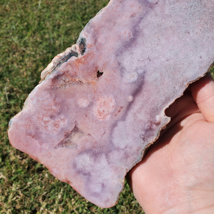 Pink Amethyst Slab Slice Crystals Minerals Unicorn Shaped Collectible