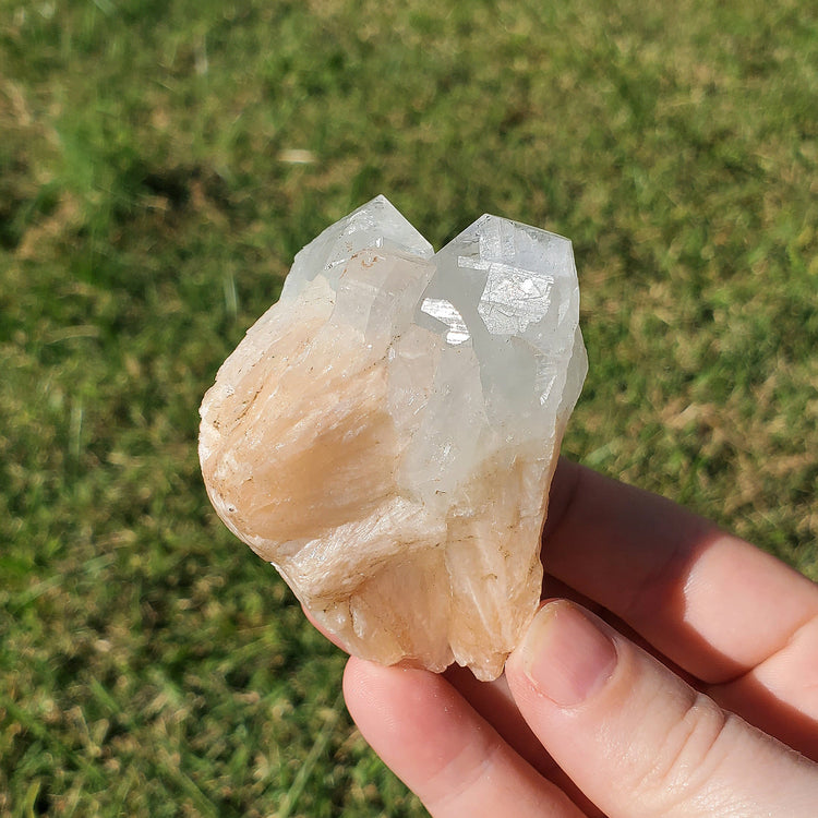 Apophyllite Stilbite Crystals Minerals Stones Natural Specimen Collectible