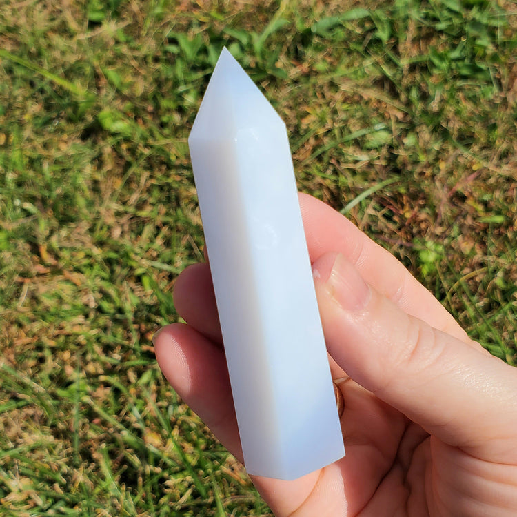 Chalcedony Tower Crystals Minerals BONUS INFO CARD Collectible