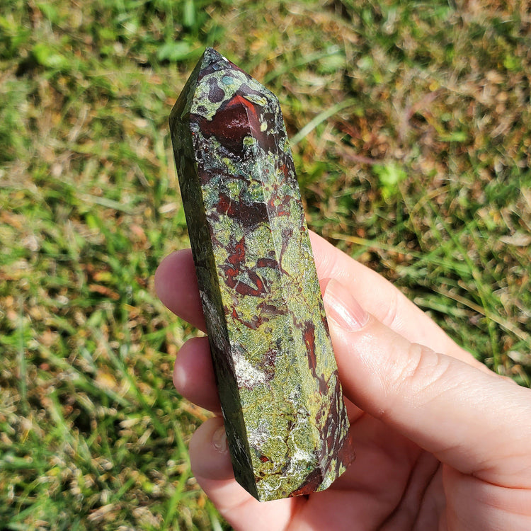 Dragon Blood Jasper Tower Crystals Minerals Stones Natural Collectible