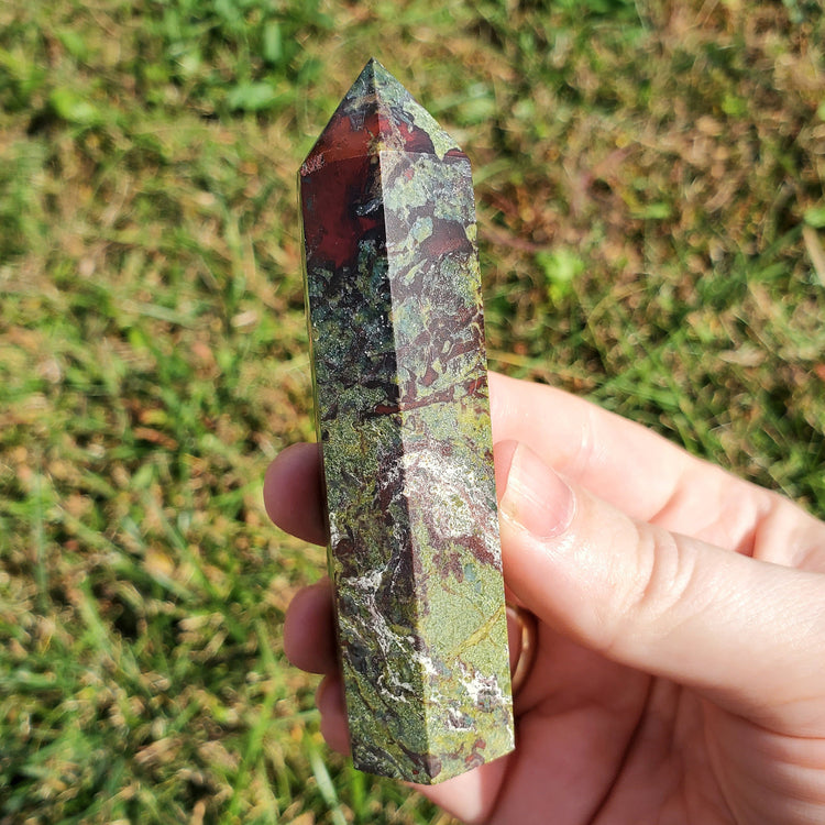 Dragon Blood Jasper Tower Crystals Minerals Stones Natural Collectible