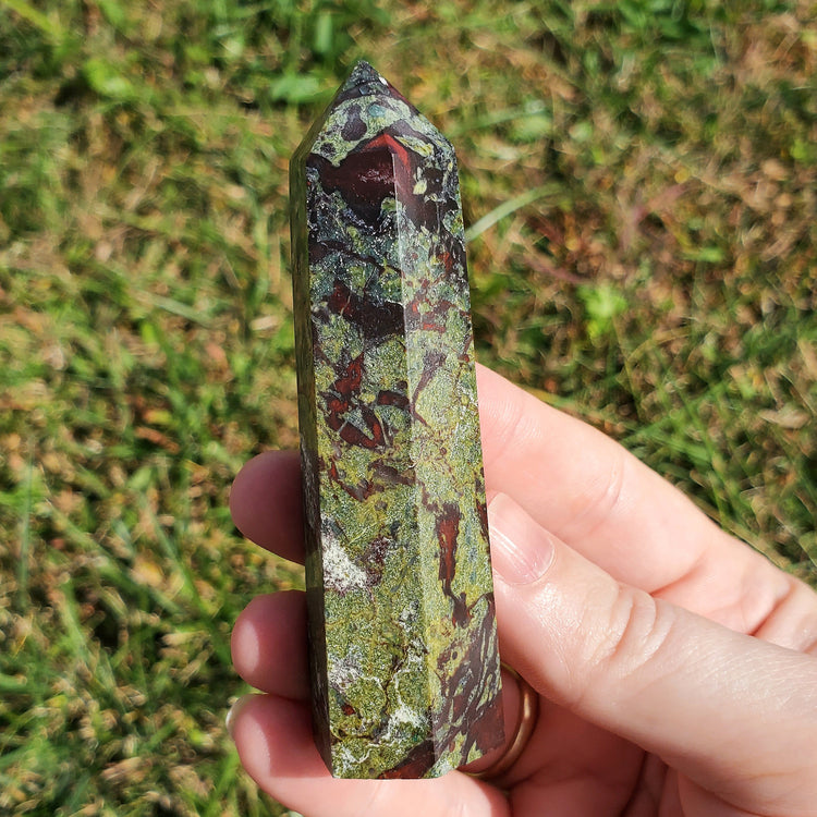 Dragon Blood Jasper Tower Crystals Minerals Stones Natural Collectible