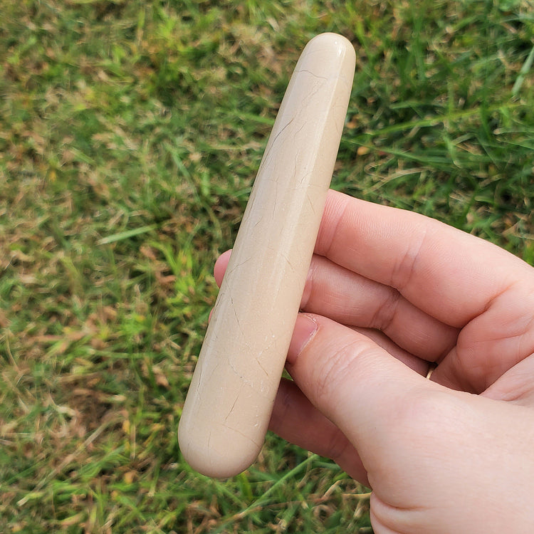 Jasper Massage Wand for Massage Therapy Crystal Healing Acupressure Reiki Energy Body Work