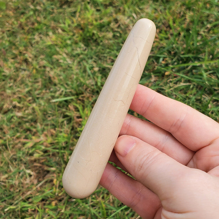 Jasper Massage Wand for Massage Therapy Crystal Healing Acupressure Reiki Energy Body Work