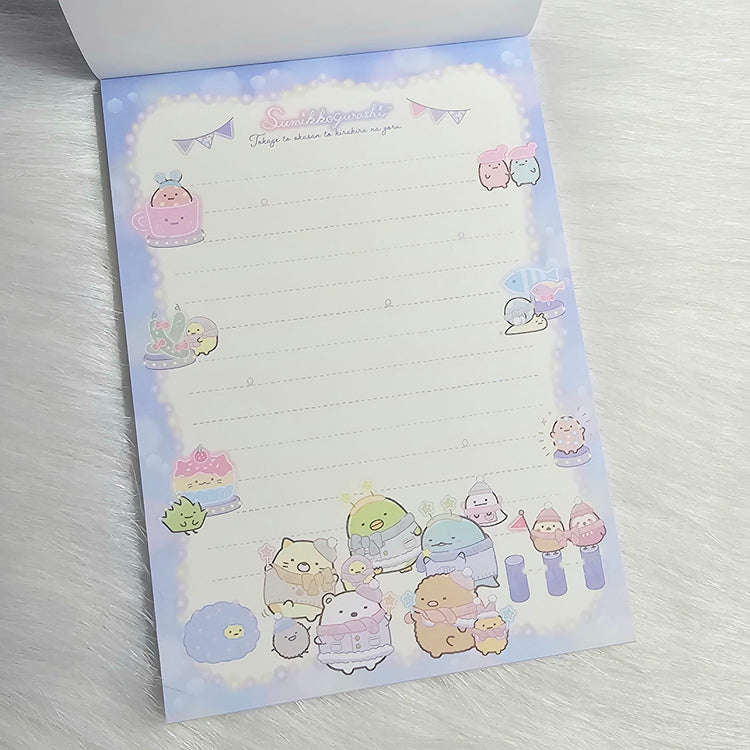 San-x Sumikko Gurashi Sparkling Lights Large Memo Pad Kawaii Japan