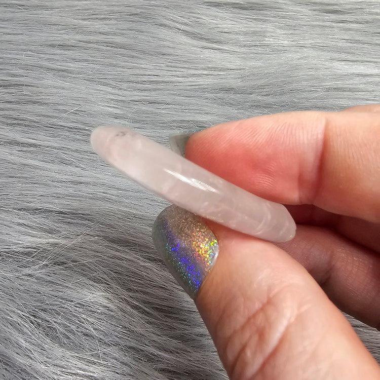 Rose Quartz Worry Pocket Stone Crystals BONUS INFO Card Gifts