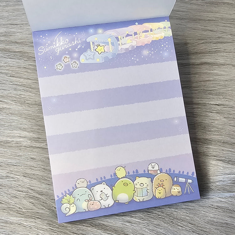 Sumikko Gurashi San-x Starry Walk Mini Memo Pad Stationery Collectible Gifts