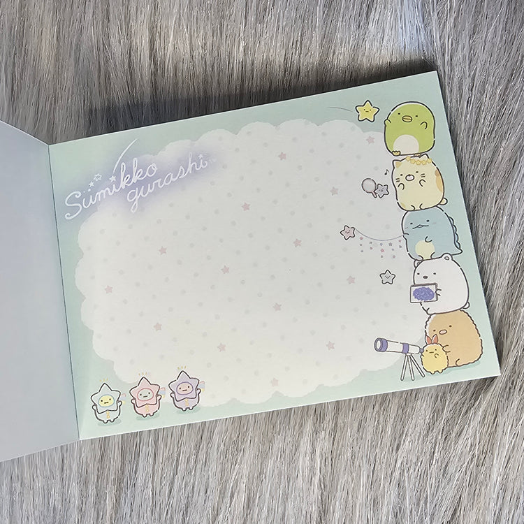 Sumikko Gurashi San-x Starry Walk Mini Memo Pad Stationery Collectible Gifts