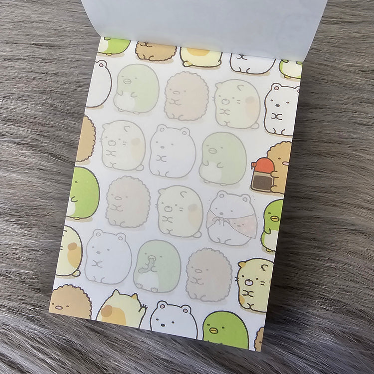 Sumikko Gurashi Friends Mini Memo Pad Stationery Collectible Gifts