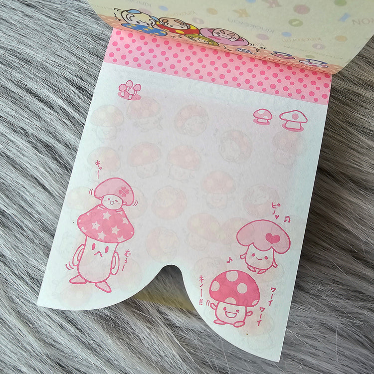 San-x Kinokoron Mushroom Kawaii Memo Pad Stationery Collectible Gifts