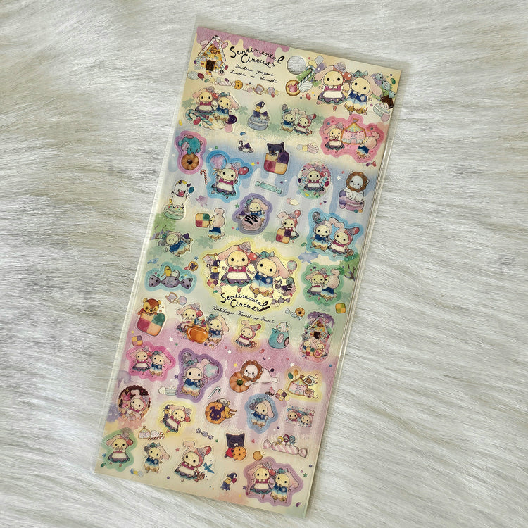 Sentimental Circus San-x Stickers Sticker Sheet Kawaii Japan Collectible