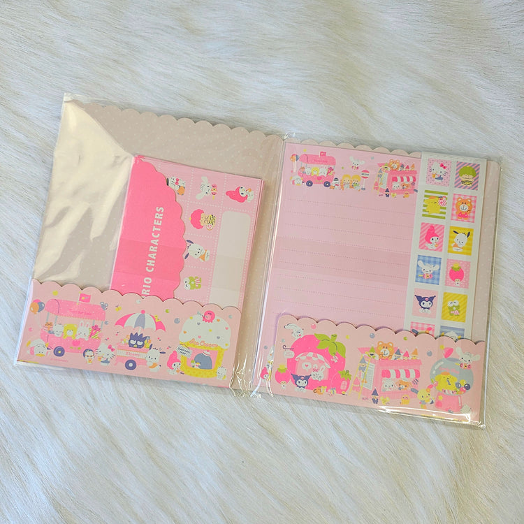 Sanrio Characters Letter Set Stationery Kawaii Japan Mail Deadstock