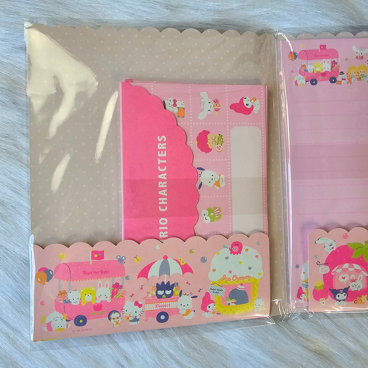 Sanrio Characters Letter Set Stationery Kawaii Japan Mail Deadstock