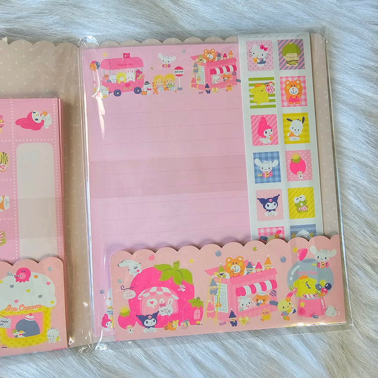 Sanrio Characters Letter Set Stationery Kawaii Japan Mail Deadstock