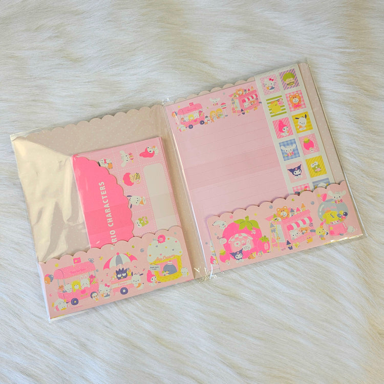 Sanrio Characters Letter Set Stationery Kawaii Japan Mail Deadstock