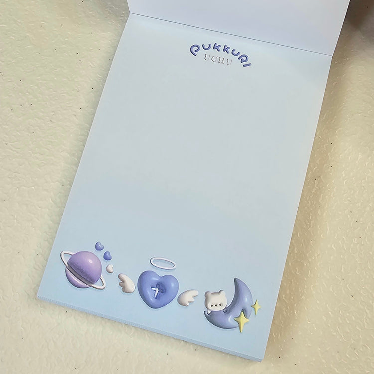 Pukkuri Mini Memo Pad Stationery Collectible Gifts