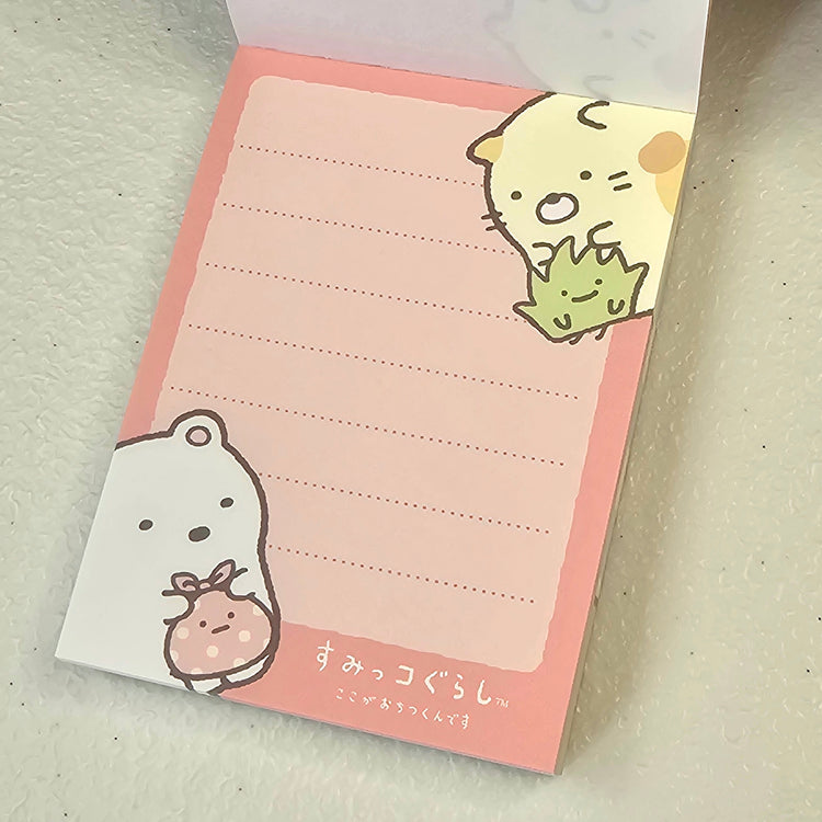 Sumikko Gurashi San-x Mini Memo Pad Stationery Collectible Gifts