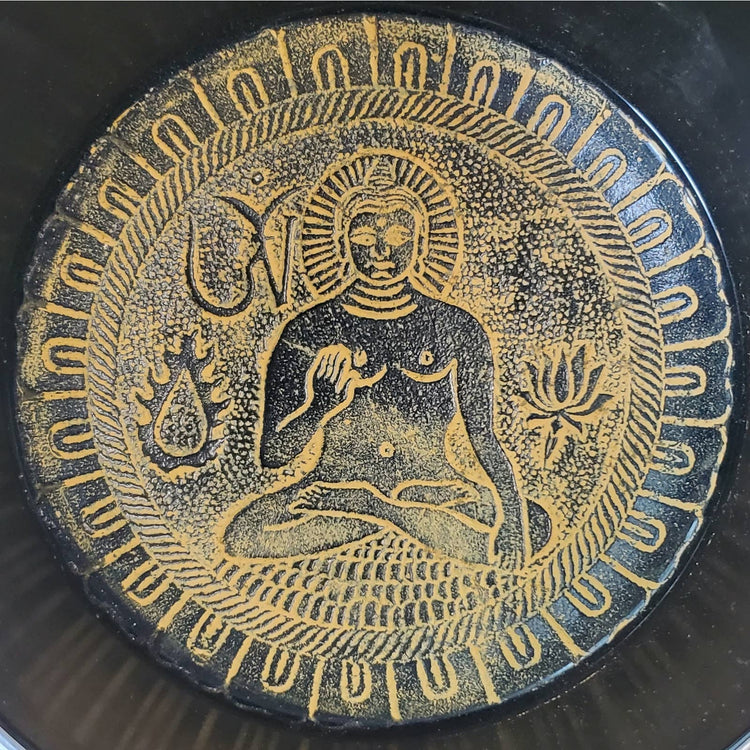 Chakra Tibetan Song Bowl Black with Pillow & Striker Meditiation Music Yoga Reiki Cleansing Natural Healing Gifts Metaphysical Spiritual