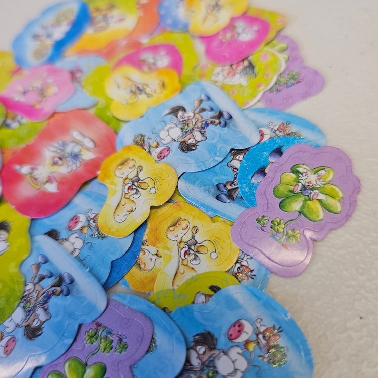 Diddl Cartoon Character Kawaii Sticker Flakes LOT (49) Sack Gifts Collectible Japan