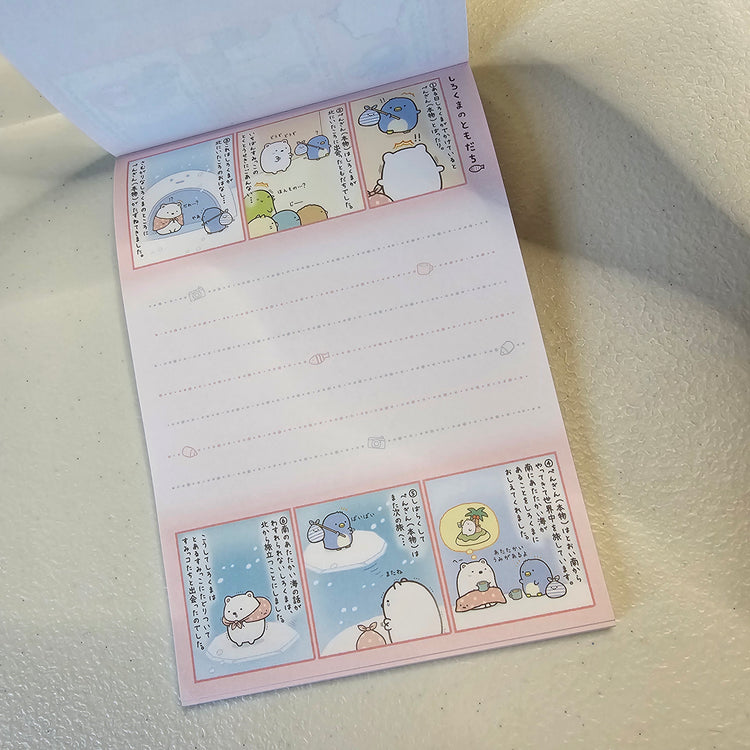 San-x Sumikko Gurashi Large Memo Pad Kawaii Japan