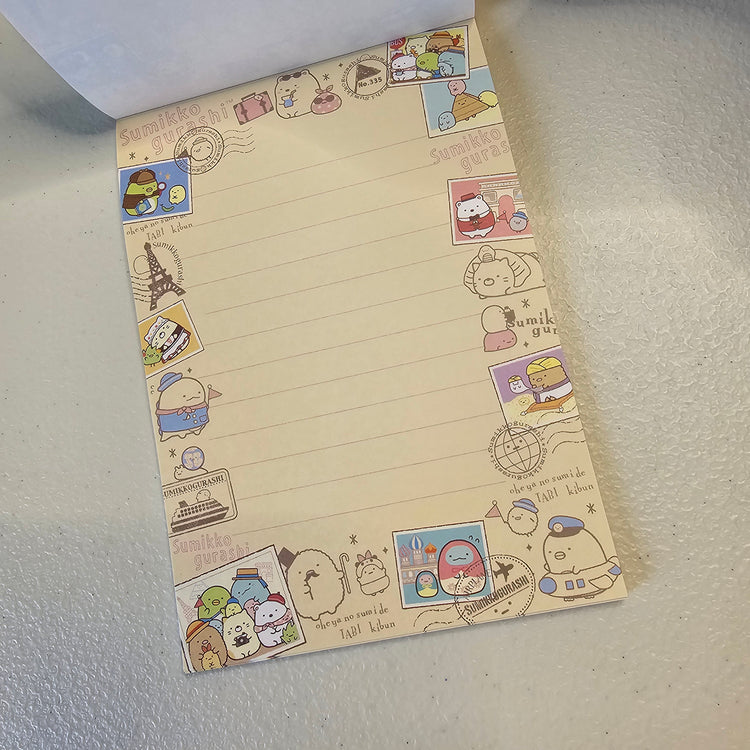 San-x Sumikko Gurashi Large Memo Pad Sticker Page Kawaii Japan