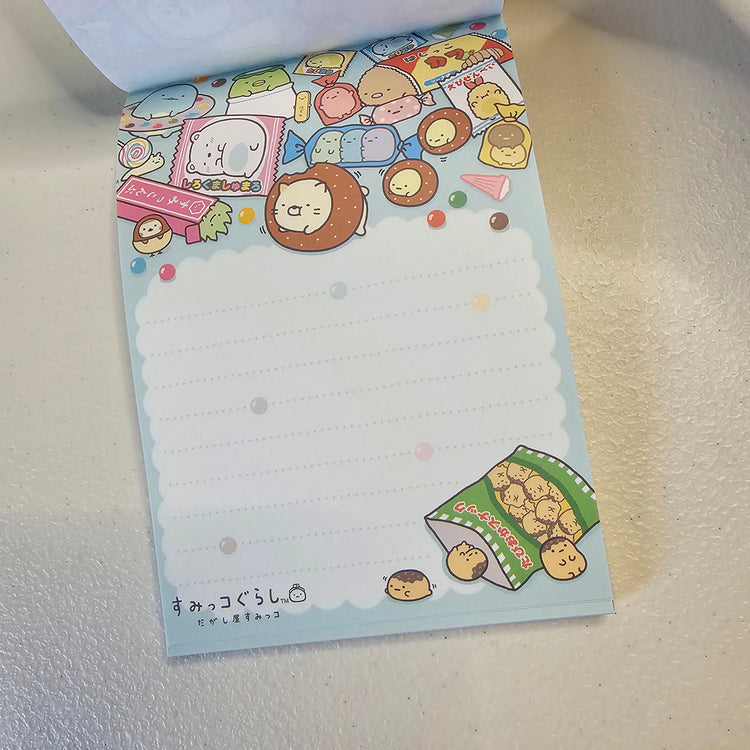 San-x Sumikko Gurashi Large Memo Pad Sticker Page Kawaii Japan