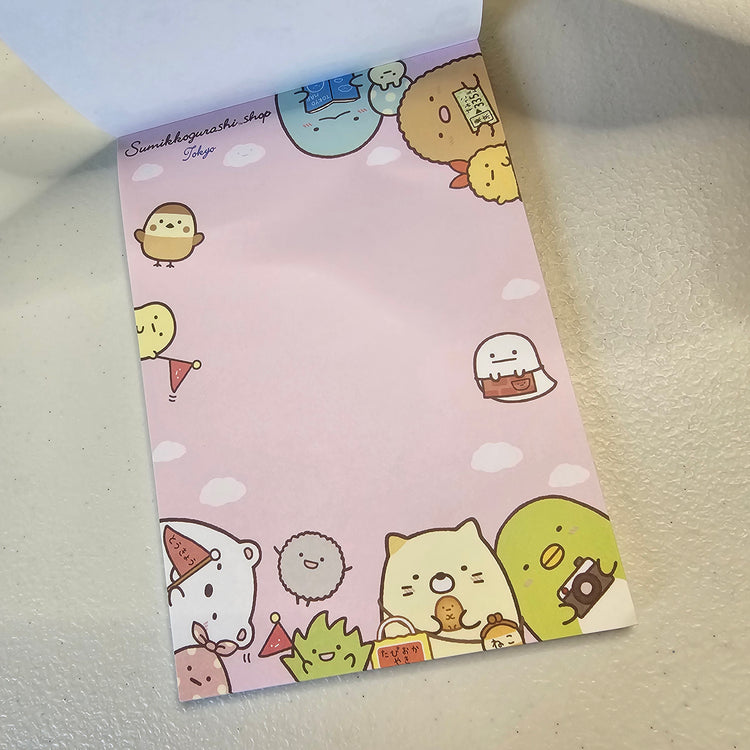San-x Sumikko Gurashi Large Memo Pad Kawaii Japan