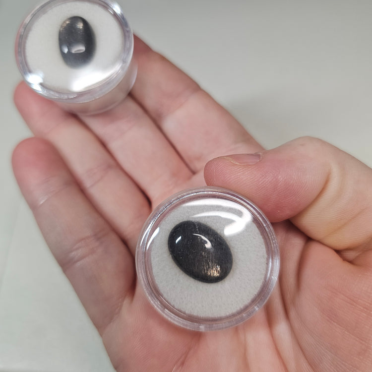 Black Moonstone Cabochons Crystals Minerals Thumbnails Natural Specimen Collectible