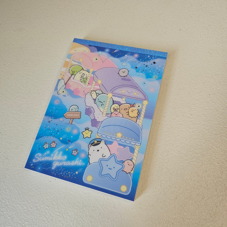 Sumikko Gurashi Starry Walk San-x Large Memo Pad Kawaii Stationery Notepad Gifts