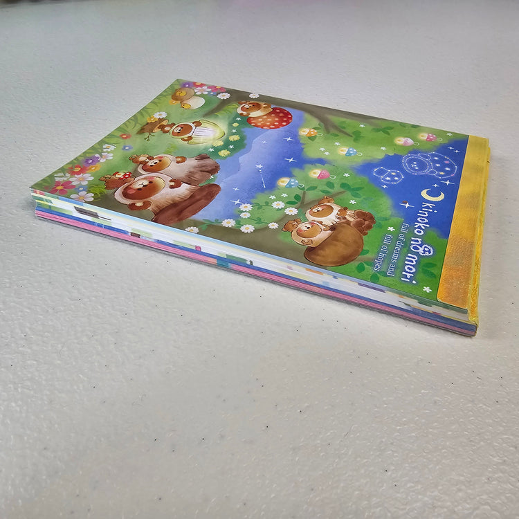 Kinoko No Mori Large Memo Pad Sticker Page Kawaii Stationery Notepad Used