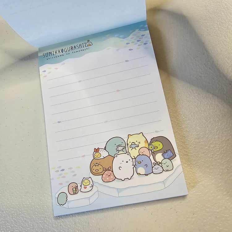 San-x Sumikko Gurashi Large Memo Pad Kawaii Japan