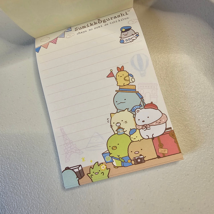 San-x Sumikko Gurashi Large Memo Pad Sticker Page Kawaii Japan