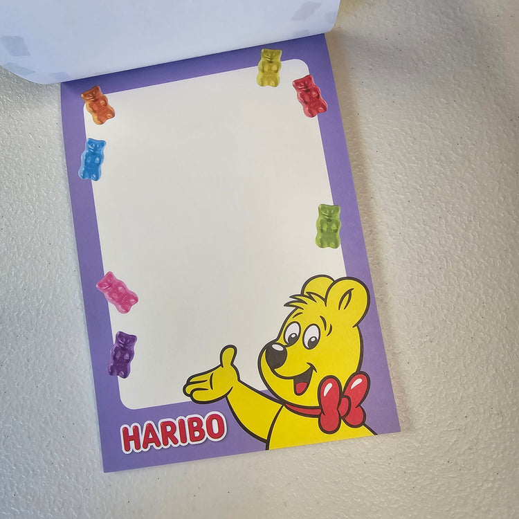 Haribo Memo Pad Kawaii Stationery Collectible Gifts