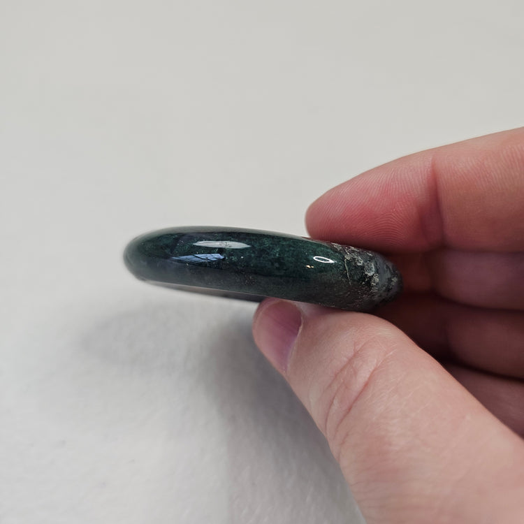 Moss Agate Worry Pocket Stone Crystals BONUS Info Card Gifts