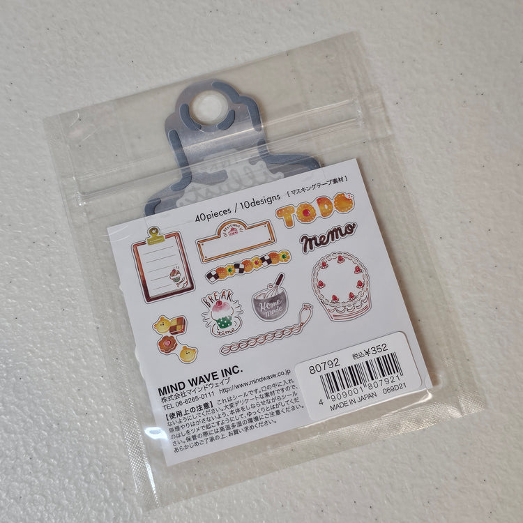 Mind Wave Inc. Japan Stickers Sticker Flakes Kawaii Collectible Cute