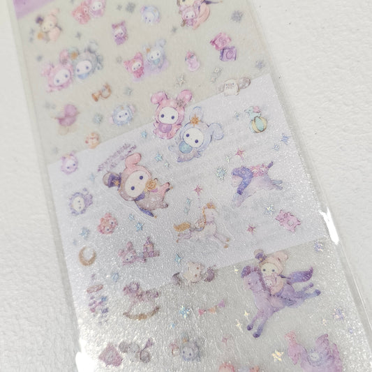 San-x Sentimental Circus Stickers Sticker Sheet Kawaii Japan Collectible Cute Gifts