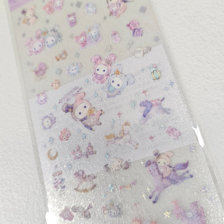 San-x Sentimental Circus Stickers Sticker Sheet Kawaii Japan Collectible Cute Gifts
