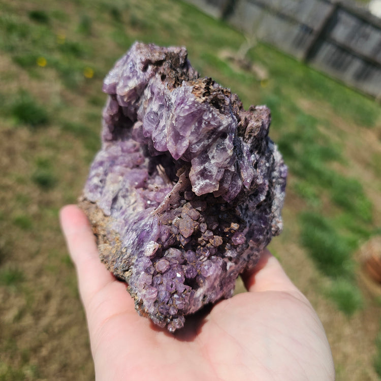 Amethyst Large Juicy Cluster Specimen Chihuahua Mexico Crystals Collectible