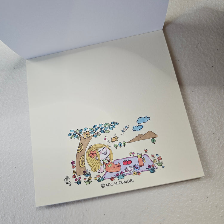 Ado Mizumori Memo Pad Kawaii Stationery Collectible Gifts