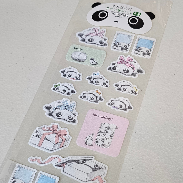 Tare Panda Stickers Sticker Sheet Kawaii Japan Collectible Cute Gifts