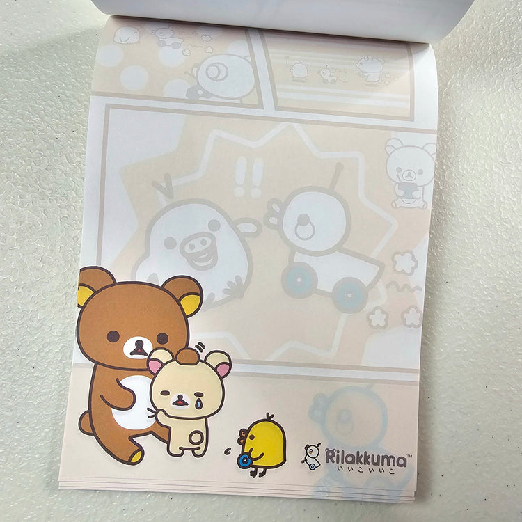 San-x Rilakkuma Large Memo Pad Kawaii Japan