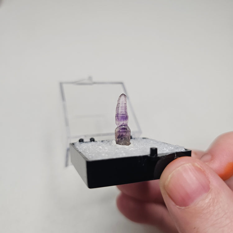 Amethyst Scepter Crystals Minerals Thumbnails Natural Specimen Collectible