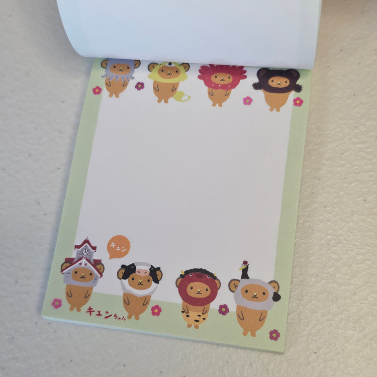 Hokkaido Mini Memo Pad Kawaii Japan Stationery Collectible Gifts