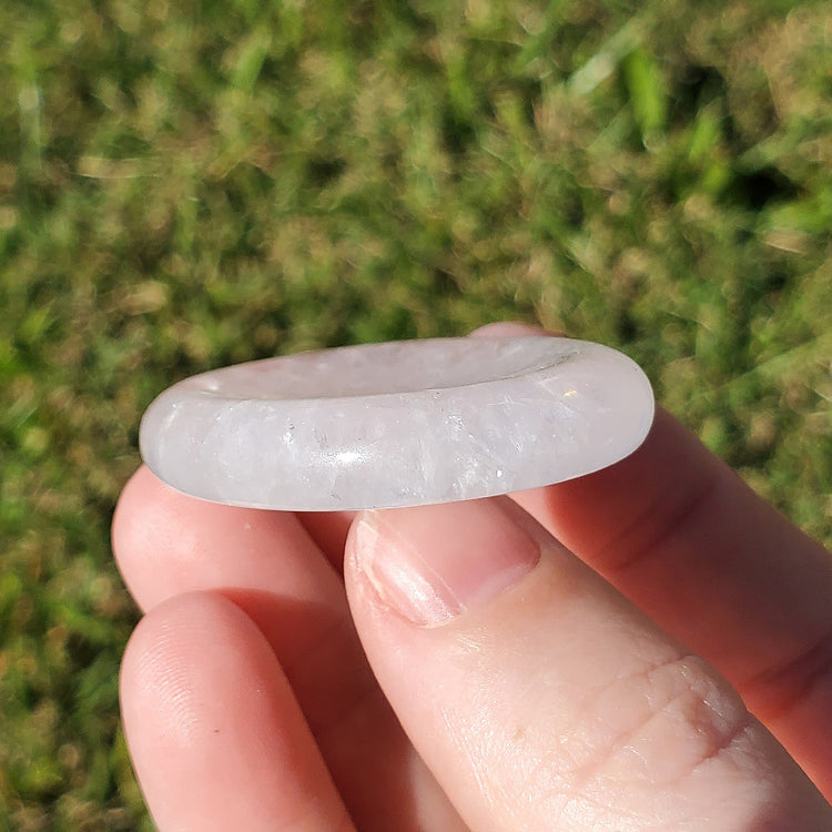 Clear Quartz Beautiful Worry Pocket Stone Crystals Mineral Stones Natural BONUS Information Card Metaphysical Gifts