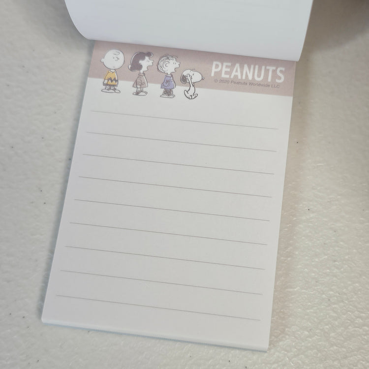 Peanuts Mini Memo Pad Japan Kawaii Stationery Collectible Gifts